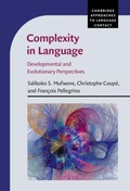 Cover: Complexity in Language - Cambridge University Press