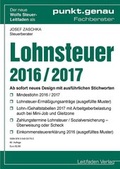 Cover: Lohnsteuer 2016 / 2017 - Leitfaden