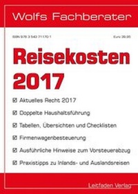 Enlarge image Cover: Reisekosten 2017 - Leitfaden