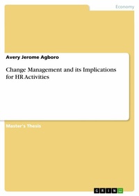 Abbildung von: Change Management and its Implications for HR Activities - GRIN Verlag