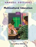 Cover: Multicultural Education - Dushkin/McGraw-Hill