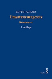 Abbildung von: Umsatzsteuergesetz - Facultas