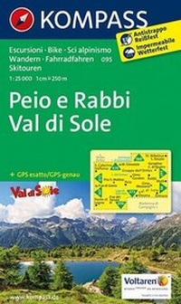 Abbildung von: KOMPASS Wanderkarte Peio e Rabbi - Val di Sole - KOMPASS-Karten