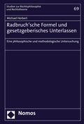 Cover: Radbruch'sche Formel und gesetzgeberisches Unterlassen - Nomos