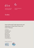Cover: Deep preferential trade agreements and upgrading in global value chains - German Institute of Development and Sustainability (IDOS) gGmbH