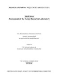 Cover: 2015-2016 Assessment of the Army Research Laboratory - National Academies Press