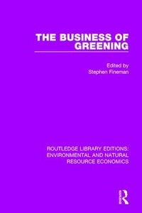 Abbildung von: The Business of Greening - Routledge