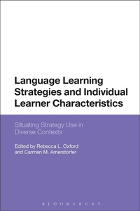 Enlarge image Cover: Language Learning Strategies and Individual Learner Characteristics - Bloomsbury Academic