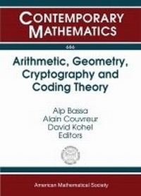 Enlarge image Cover: Arithmetic, Geometry, Cryptography and Coding Theory - American Mathematical Society