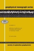 Cover: Reflection Coefficients & Azimuthal AVO Analysis in Anisotropic Media - Society of Exploration Geophysicists