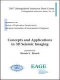 Cover: Concepts and Applications in 3D Seismic Imaging - Society of Exploration Geophysicists