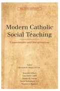 Cover: Modern Catholic Social Teaching - Georgetown University Press