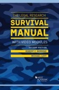 Cover: The Legal Research Survival Manual with Video Modules - Foundation Press