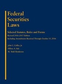 Enlarge image Cover: Federal Securities Laws - Foundation Press