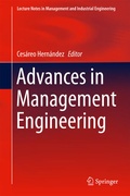 Cover: Advances in Management Engineering - Springer