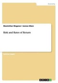 Cover: Risk and Rates of Return - GRIN Verlag