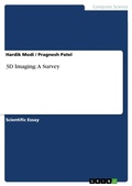 Cover: 3D Imaging - GRIN Verlag