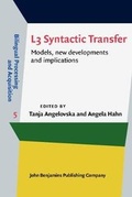 Cover: L3 Syntactic Transfer - John Benjamins Publishing Co