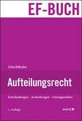 Cover: Aufteilungsrecht - Manz