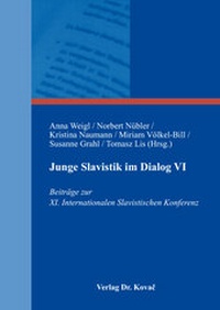 Abbildung von: Junge Slavistik im Dialog VI - Kovac, Dr. Verlag