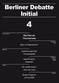 Enlarge image Cover: Big Data als Theorieersatz - WeltTrends