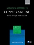 Cover: A Practical Approach to Conveyancing - Oxford University Press