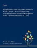 Cover: Neighborhood Scale and Market-Responsive Urban Design - Open Dissertation Press