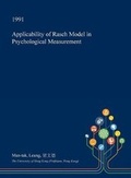 Cover: Applicability of Rasch Model in Psychological Measurement - Open Dissertation Press