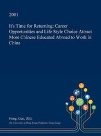 Bild: It's Time for Returning - Open Dissertation Press