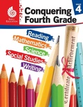 Cover: Conquering Fourth Grade - Shell Educational Publishing