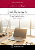 Cover: Just Research - Wolters Kluwer Law & Business