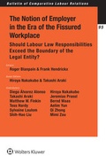 Cover: The Notion of Employer in the Era of the Fissured Workplace - Kluwer Law International