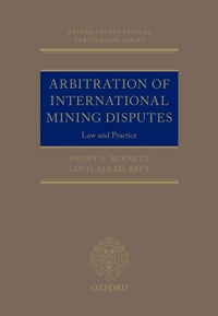 Abbildung von: Arbitration of International Mining Disputes - OUP eBook
