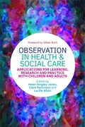 Cover: Observation in Health and Social Care - Jessica Kingsley Publishers