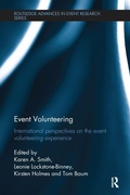 Cover: Event Volunteering. - Routledge