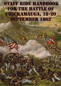 Cover: Staff Ride Handbook For The Battle Of Chickamauga, 18-20 September 1863 [Illustrated Edition] - Golden Springs Publishing