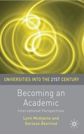 Cover: Becoming an Academic - Red Globe Press
