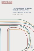 Cover: The Language of Early English Literature - Palgrave Macmillan