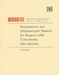 Enlarge image Cover: Procurement and Disbursement Manual for Projects with Community Participation - World Bank Publications