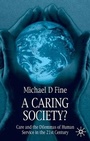 Cover: A Caring Society? - Red Globe Press