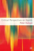 Cover: Critical Perspectives on Health - Red Globe Press