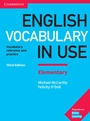 Cover: English Vocabulary in Use Elementary 3rd Edition - Klett