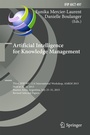 Cover: Artificial Intelligence for Knowledge Management - Springer