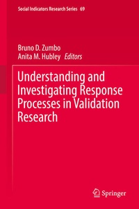 Enlarge image Cover: Understanding and Investigating Response Processes in Validation Research - Springer