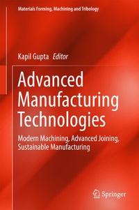 Enlarge image Cover: Advanced Manufacturing Technologies - Springer