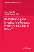 Cover: Understanding and Investigating Response Processes in Validation Research - Springer