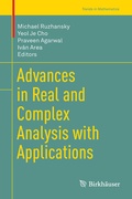 Cover: Advances in Real and Complex Analysis with Applications - Springer