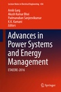 Cover: Advances in Power Systems and Energy Management - Springer