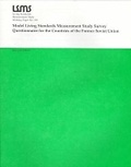 Cover: Model Living Standards for Measurement Study Survey Questionnaire for the Countries of the Former Soviet Union - World Bank Publications
