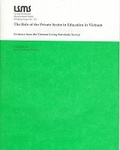 Cover: The Role of the Private Sector in Education in Vietnam - World Bank Publications